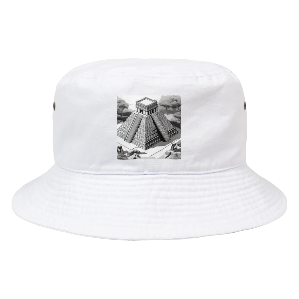 YoMiTの 有名な観光スポットイメージ画像：チチェン・イッツァ（メキシコ） Bucket Hat