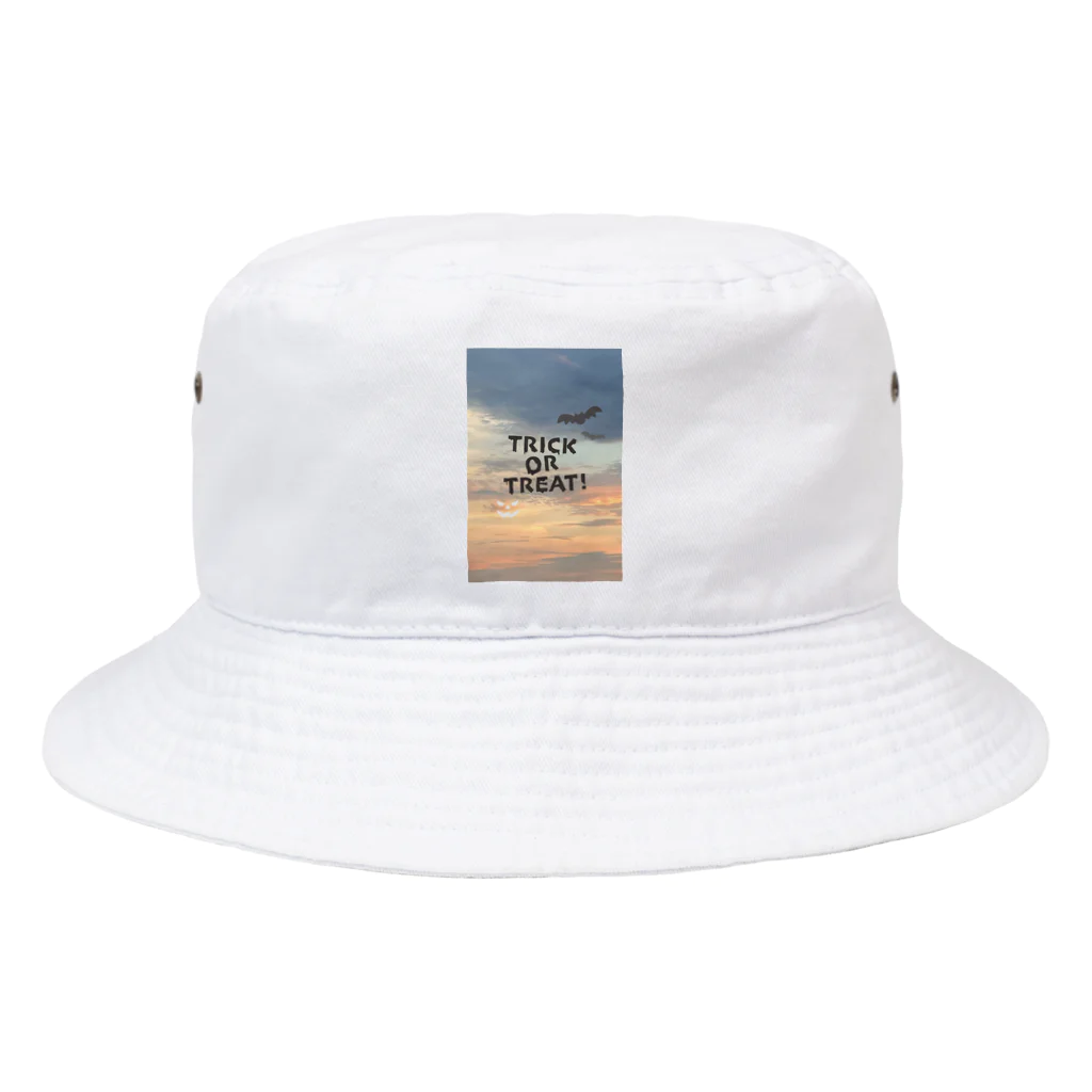 tmy_fの夕焼けとハロウィン Bucket Hat