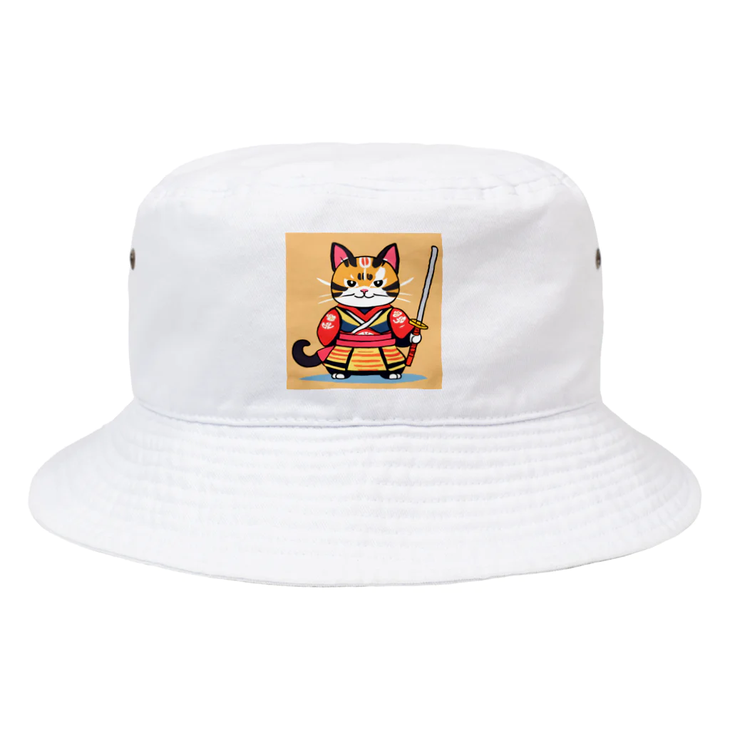 KATSUMINAの戦国武将猫 Bucket Hat