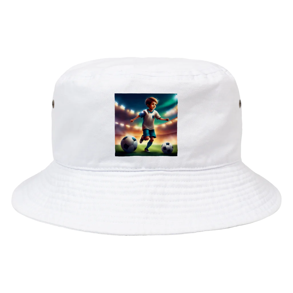 Uchi19のサッカー小僧 Bucket Hat