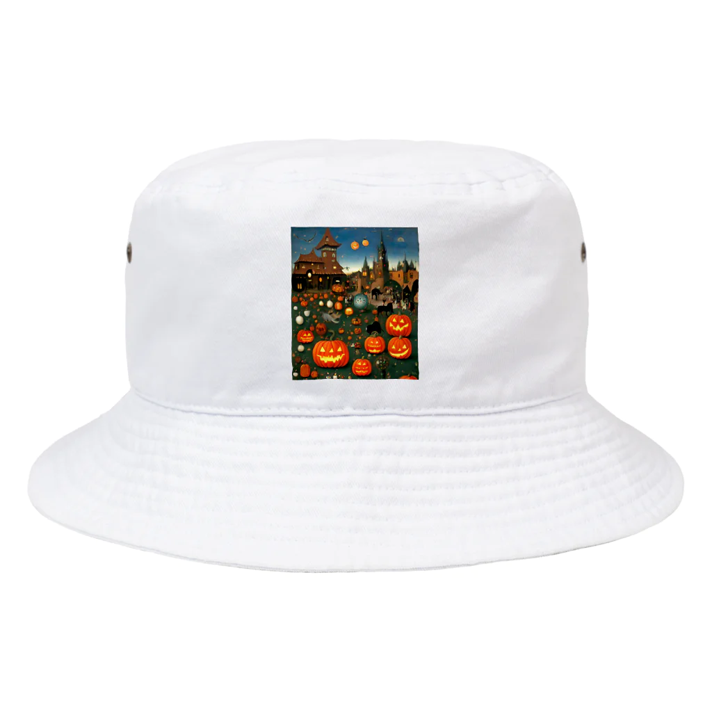 waffle2000のハロウィン風景 Bucket Hat