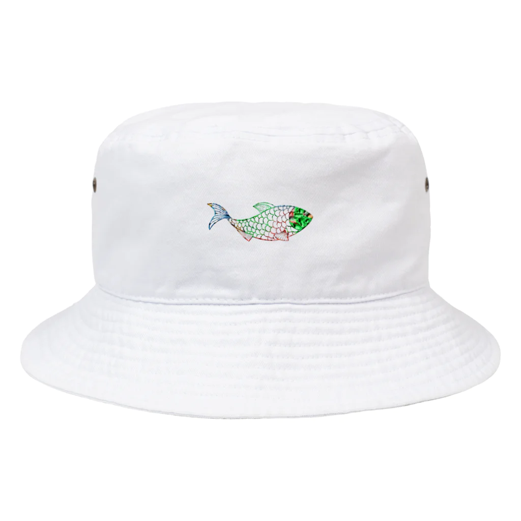 mumusの魚　water drop Bucket Hat