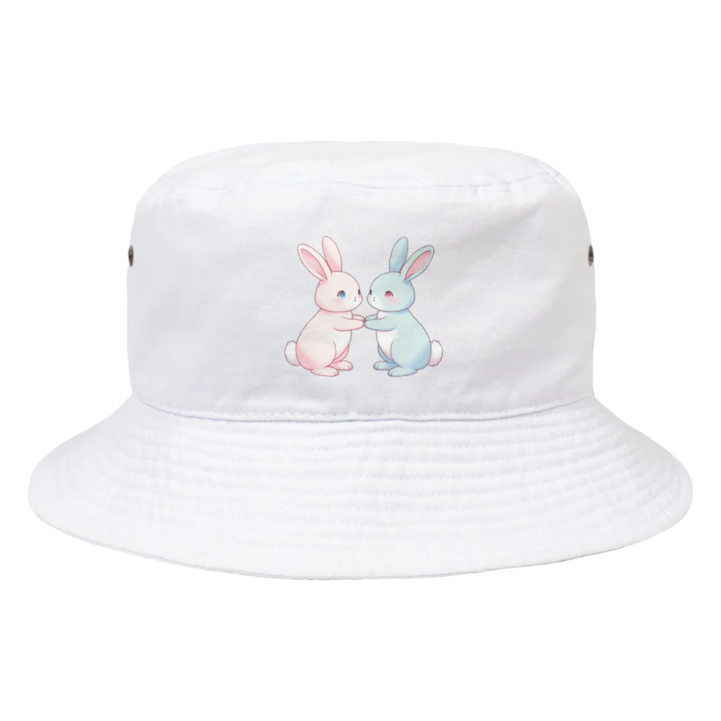 ゆるふわショップのゆるふわうさぎ Bucket Hat