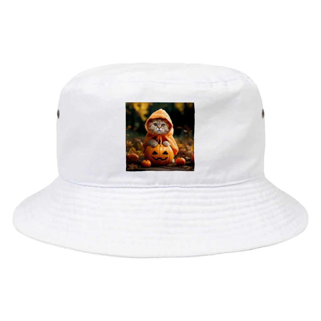 Catharinesのネコのハロウィン Bucket Hat