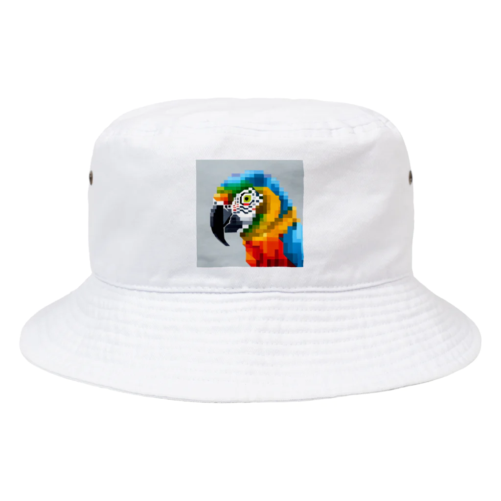 フリーダムの華やかな羽色のオウム Bucket Hat