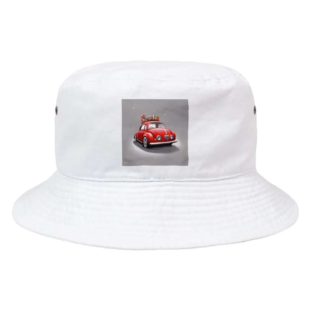 まひる3のあかい車グッツ Bucket Hat