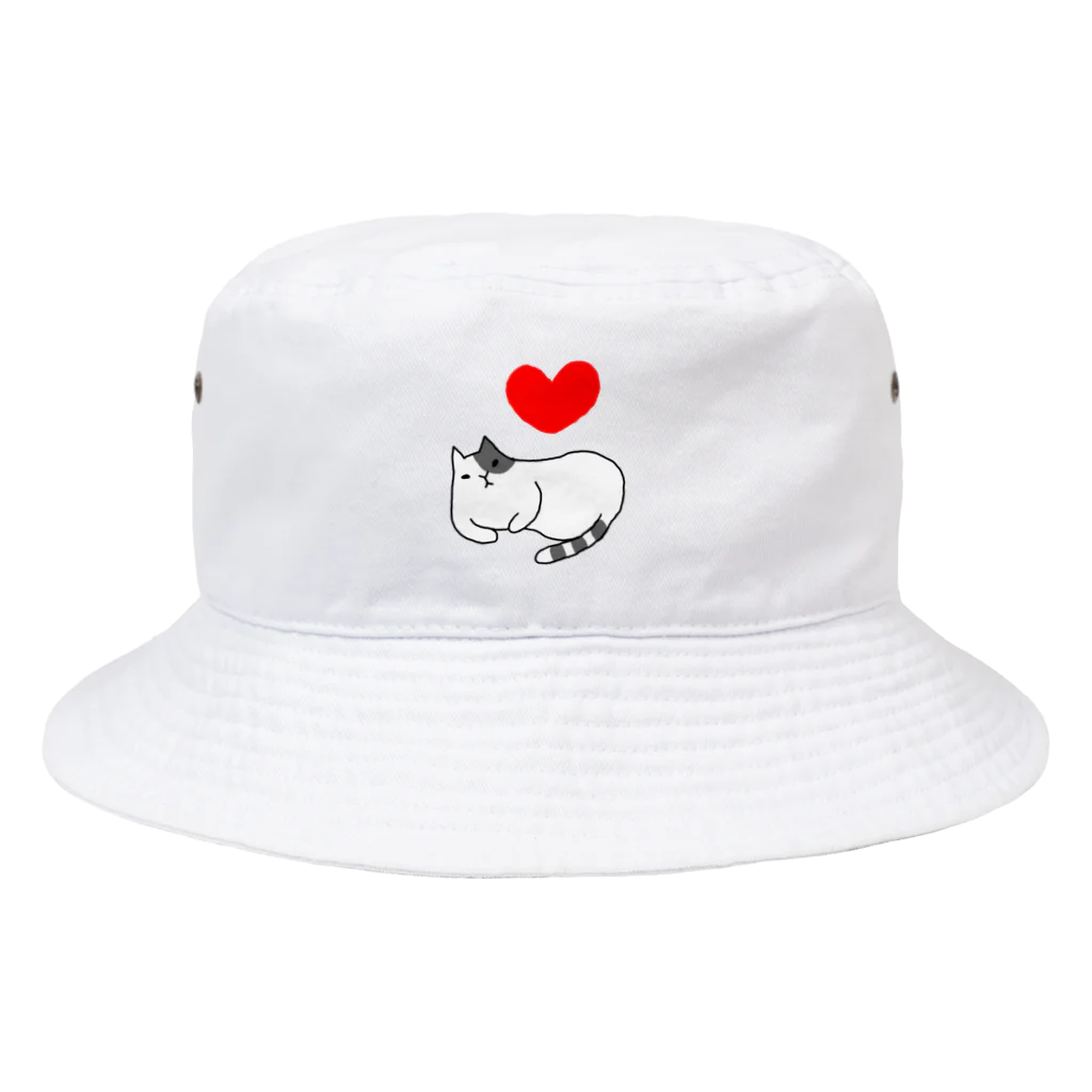 ３２１６のl  love ねこ Bucket Hat