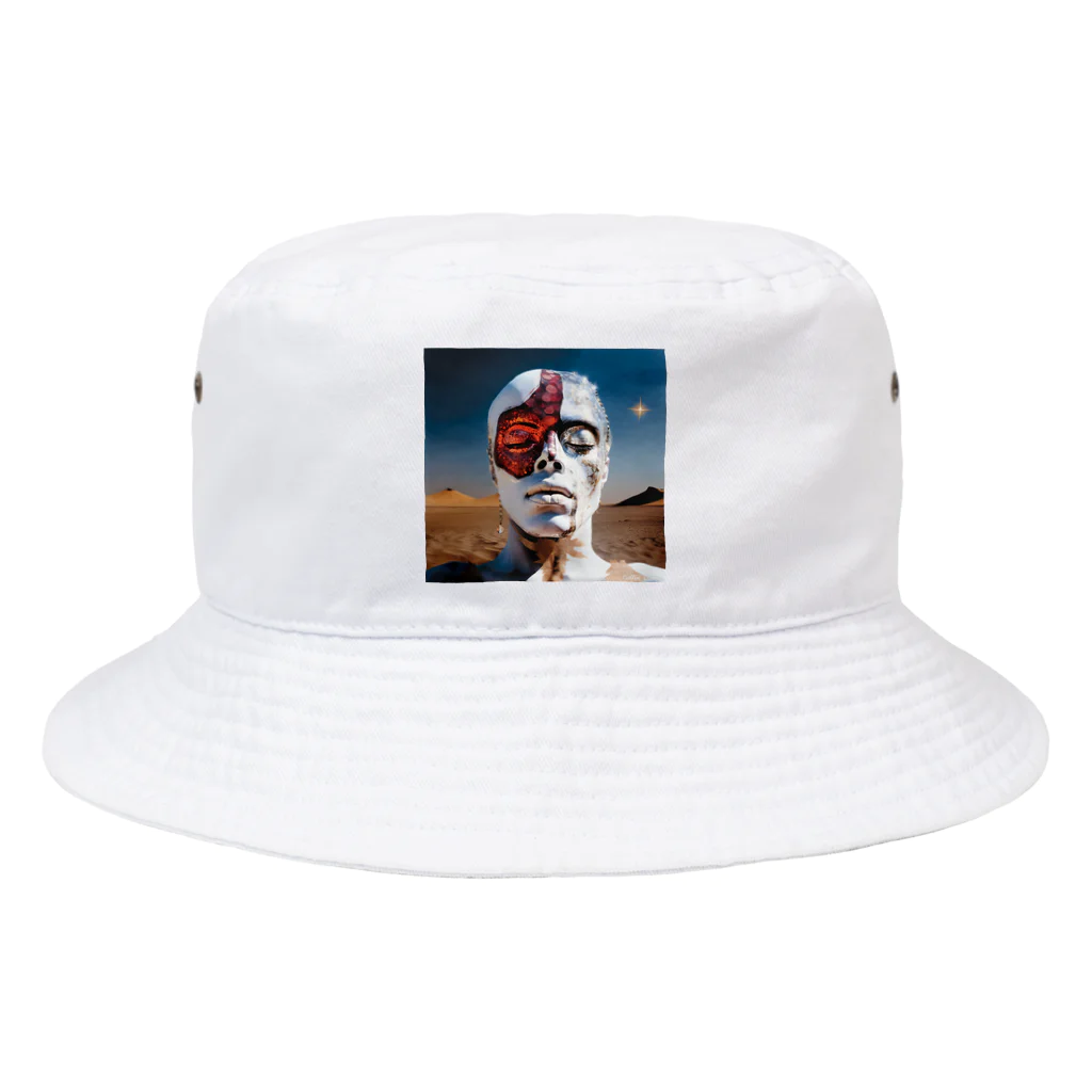 Colin.donutの砂漠の砂時計守: Desert Sandglass Guardian Bucket Hat