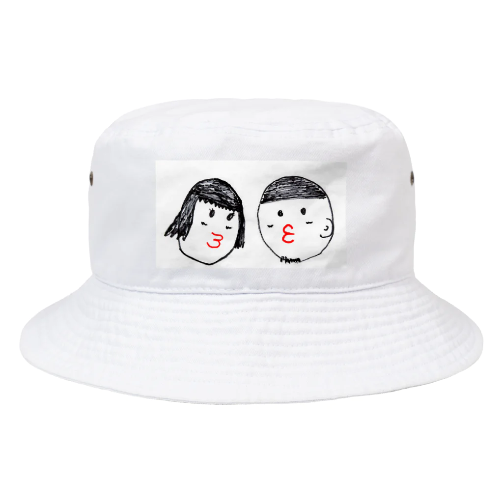 TakuP（たくぴ）のしゅむしゅむ君としゅむしゅむちゃん Bucket Hat