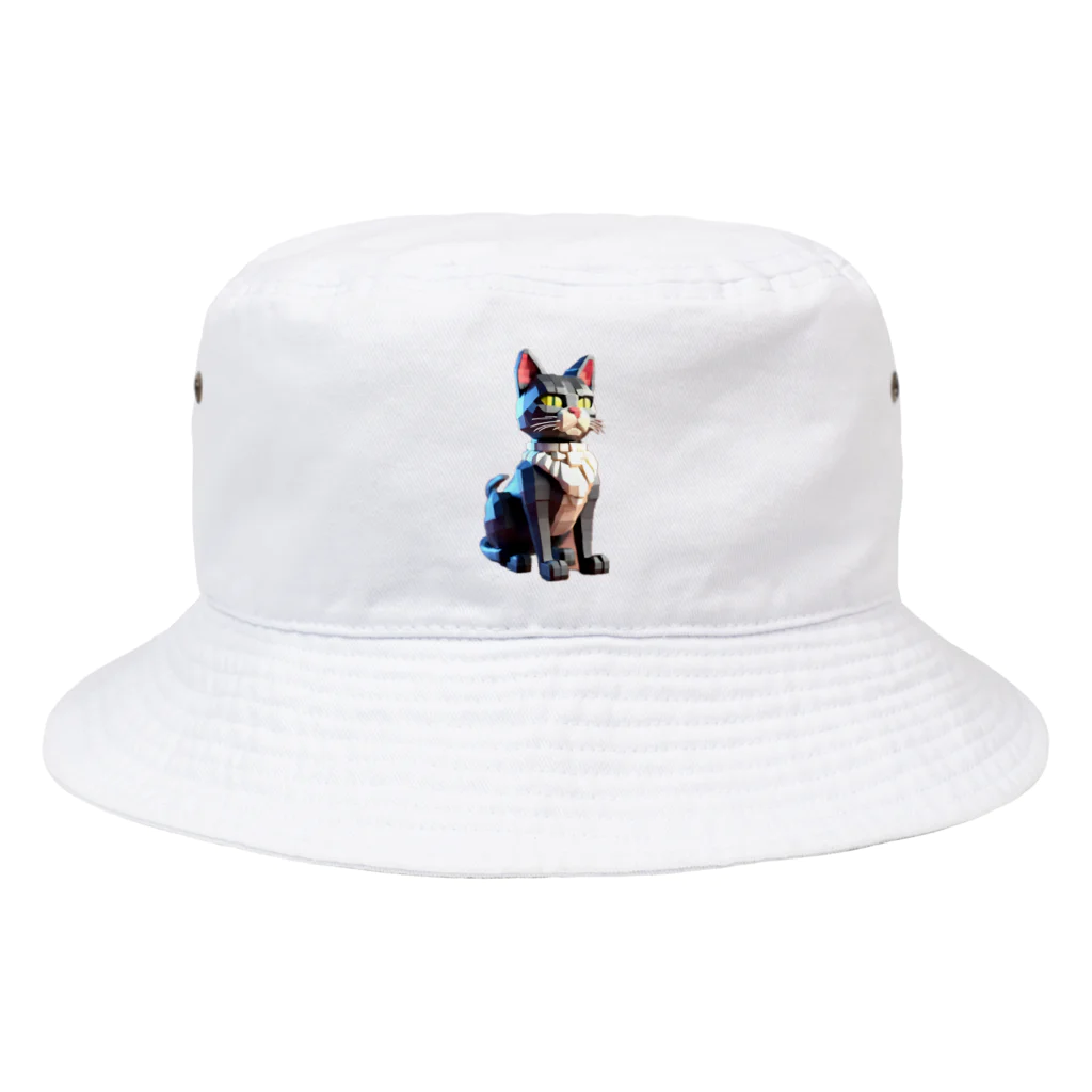 どどめの3D猫 Bucket Hat