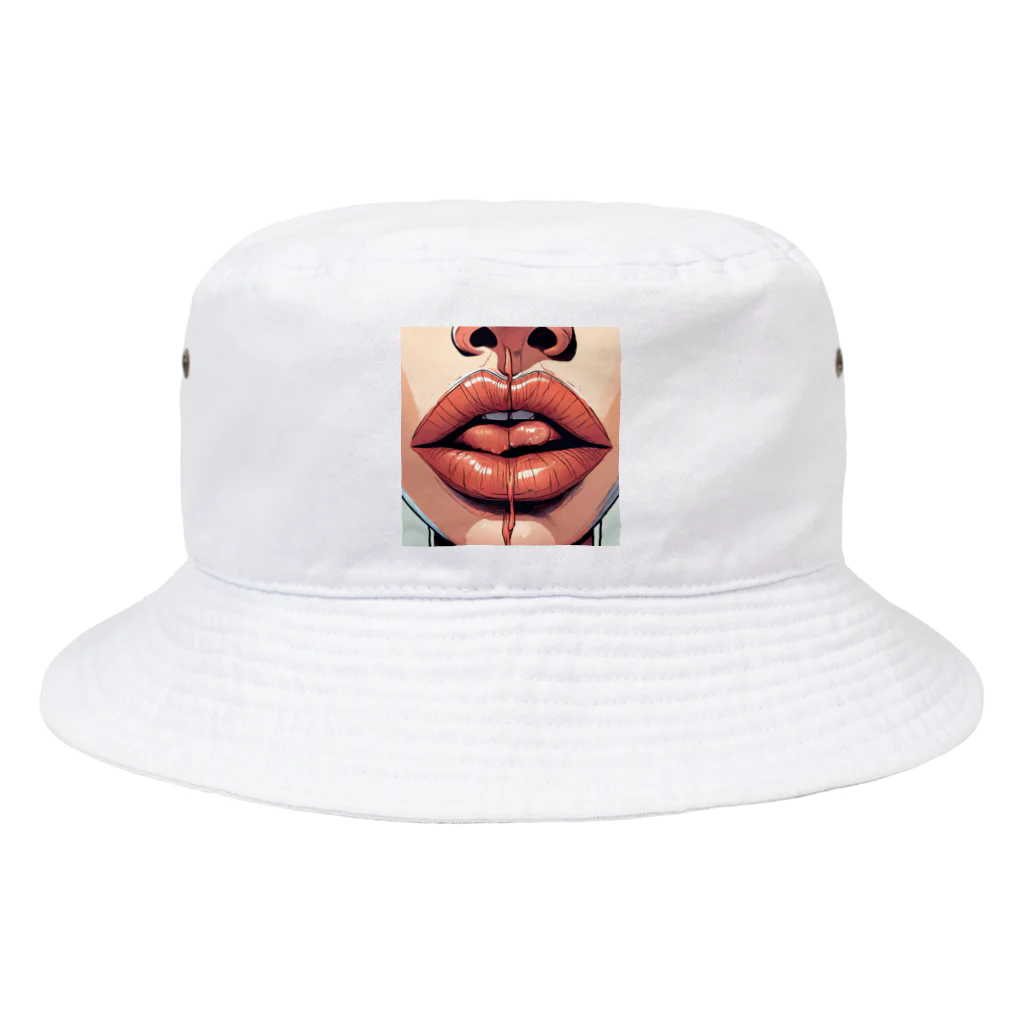 mofu mofu309のヒビ荒れした唇 Bucket Hat