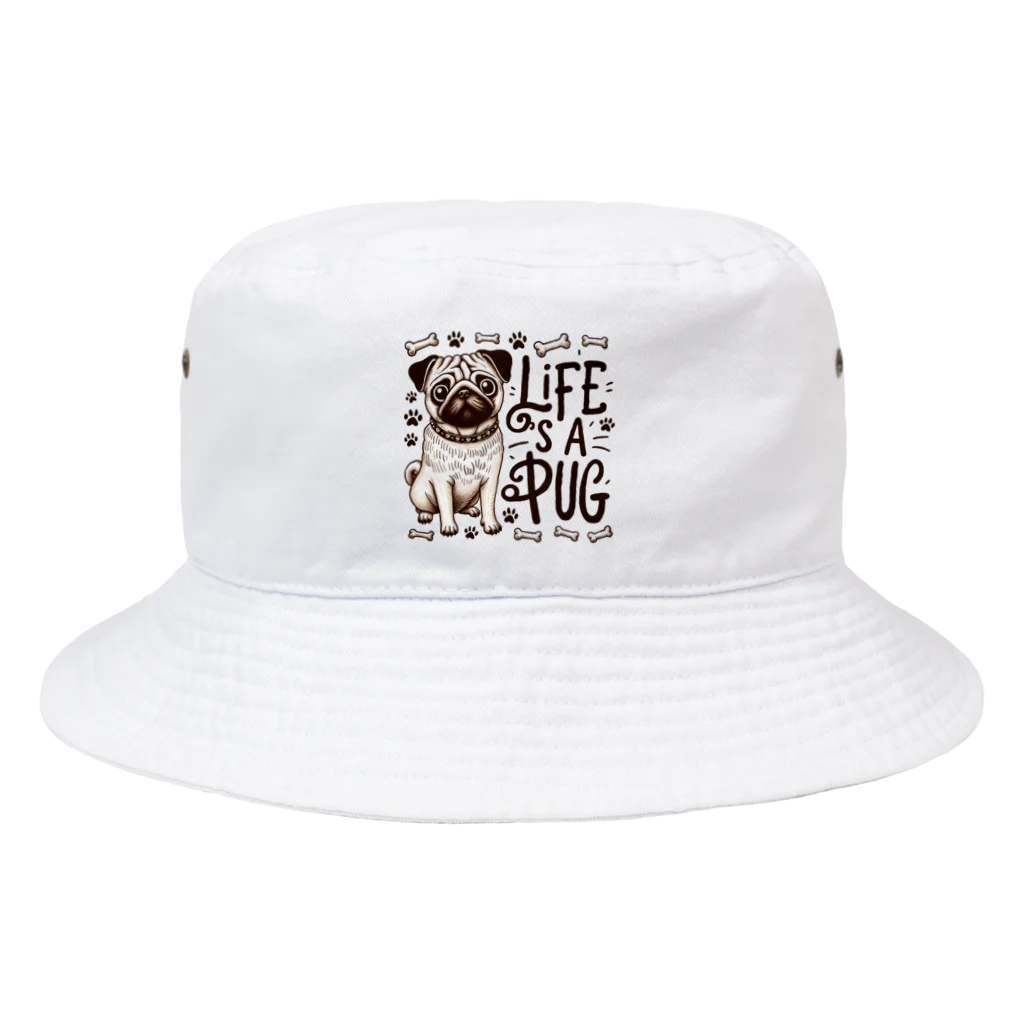 センターフィールドのパグライフ Bucket Hat