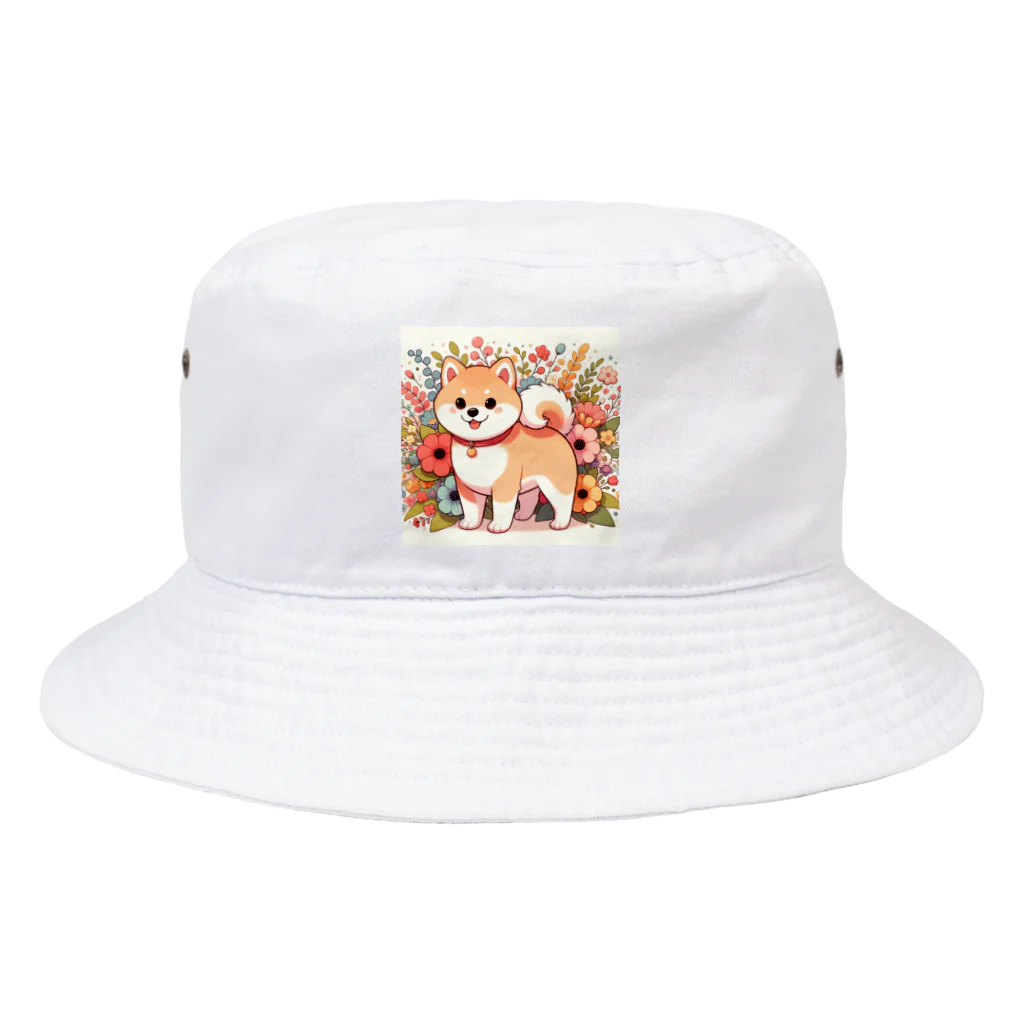 uyuyoshieの可愛い柴犬 Bucket Hat