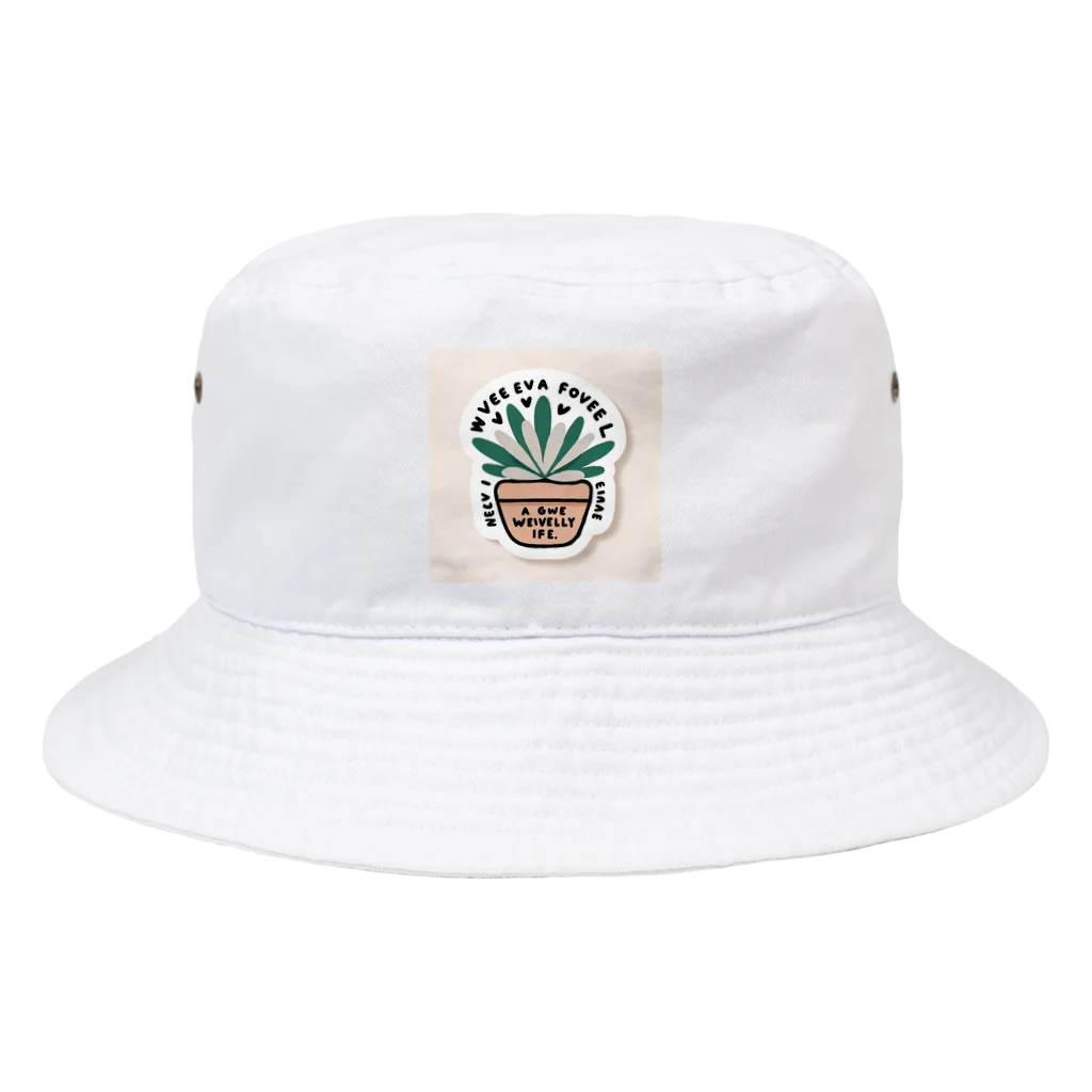 yusaki55maikingのミニマリストサキュレント Bucket Hat