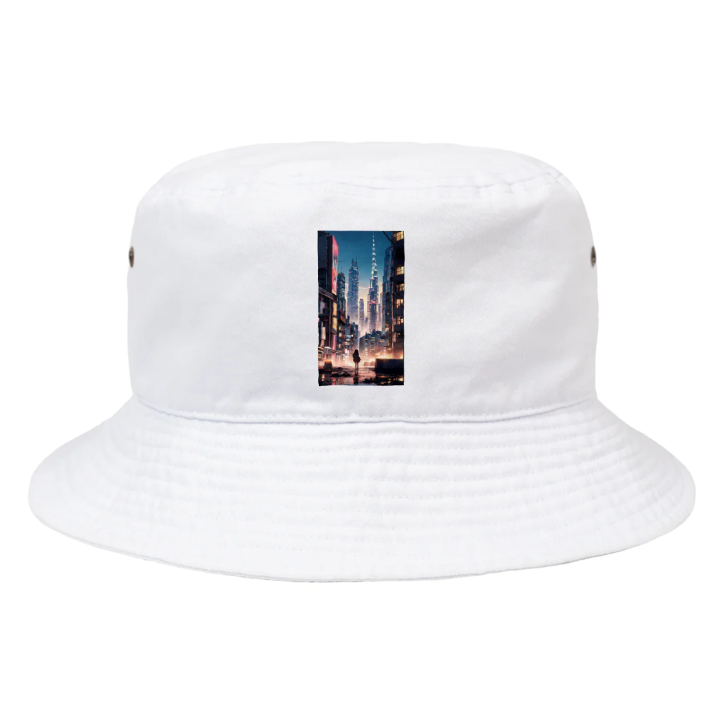 AI職人👨‍🏭のAI「ディストピアに希望の光」 Bucket Hat