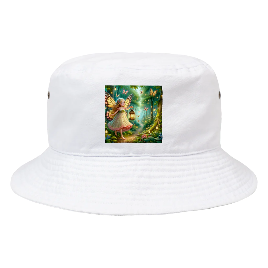 uyuyoshieの妖精　女の子 Bucket Hat