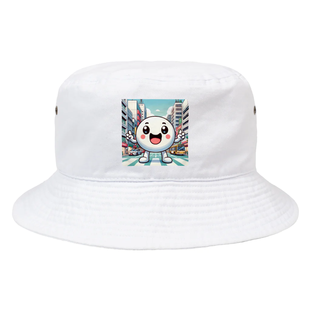 ぷにぷにのワタまる Bucket Hat