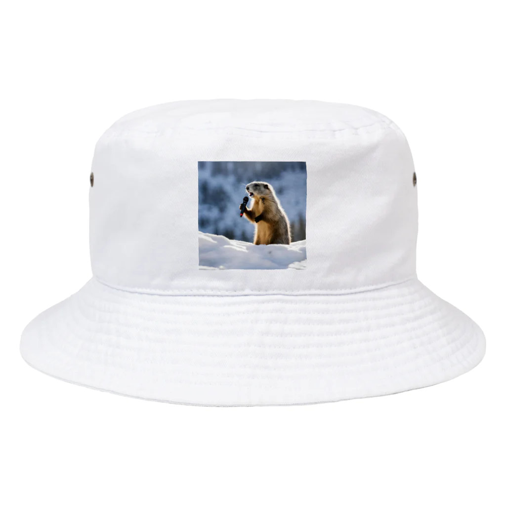 tonsoku13の歌うマーモット Bucket Hat