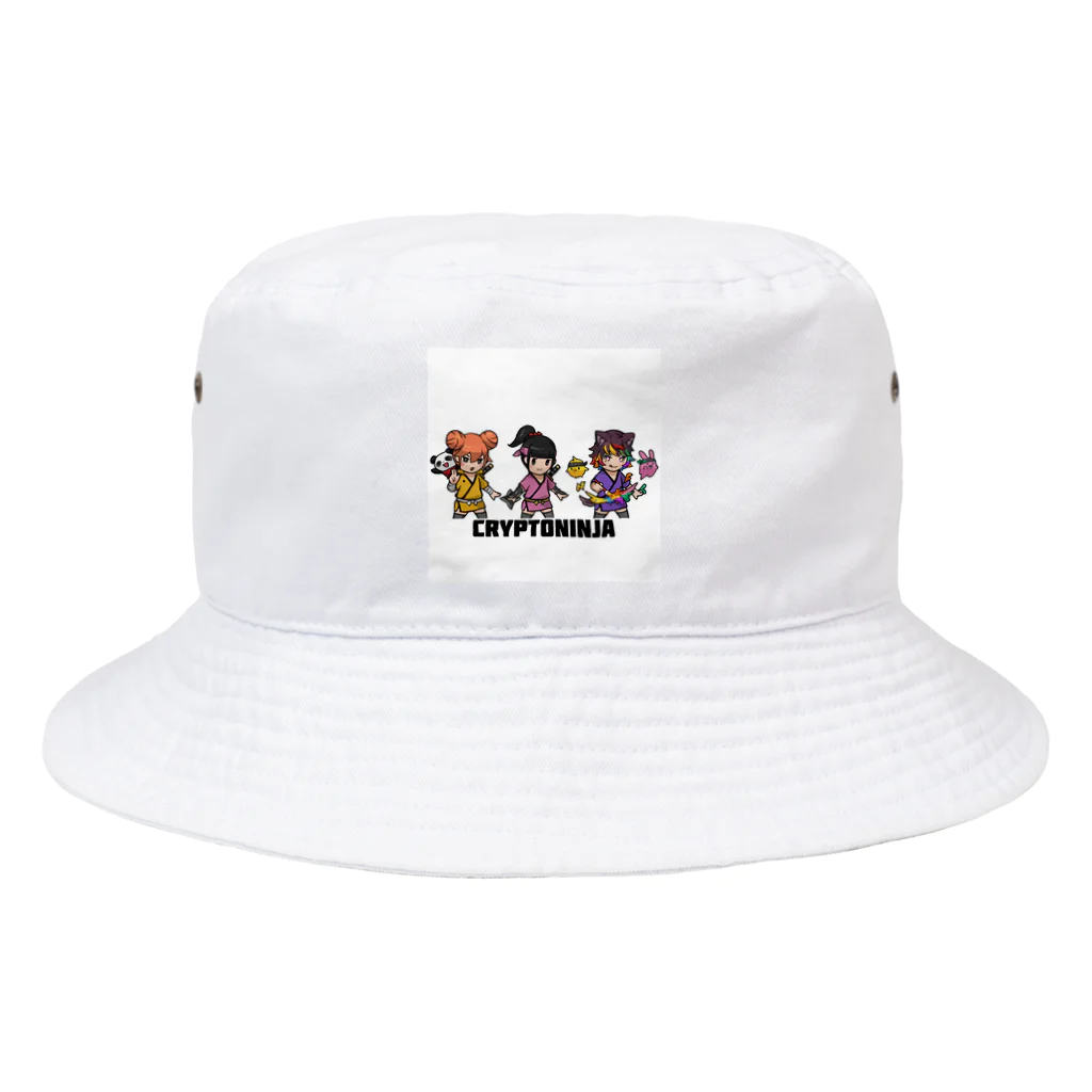 みたらし団子のふたたまちゃんのクリプトニンジャ Bucket Hat