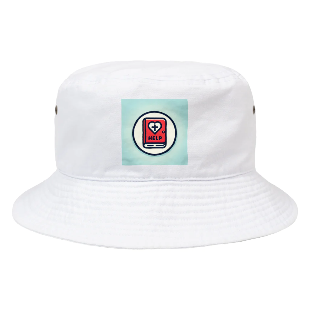 豊風本舗の手帳とヘルプマークのピクトグラム Bucket Hat