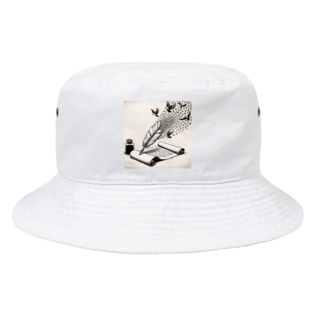 ko-horizodonのこぼれるアイデア Bucket Hat