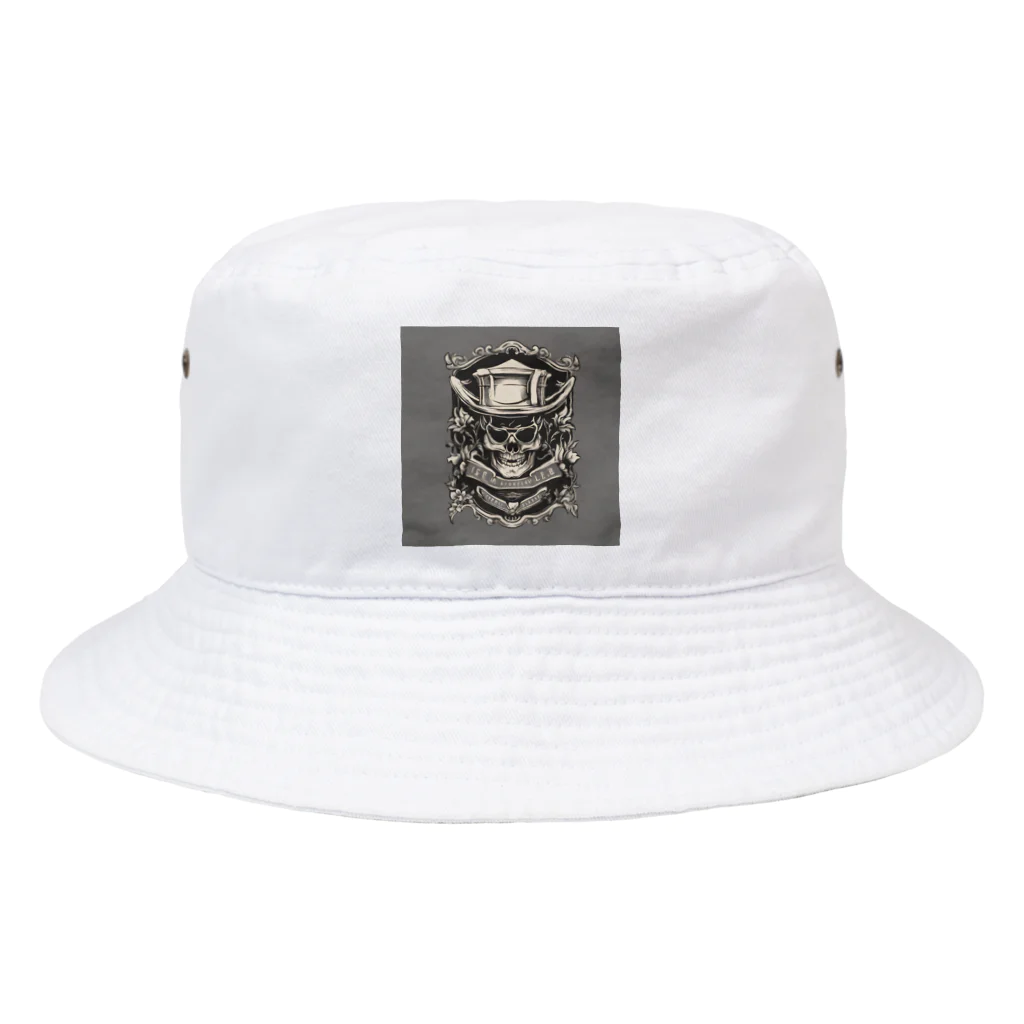 HOUEIのスカル Bucket Hat