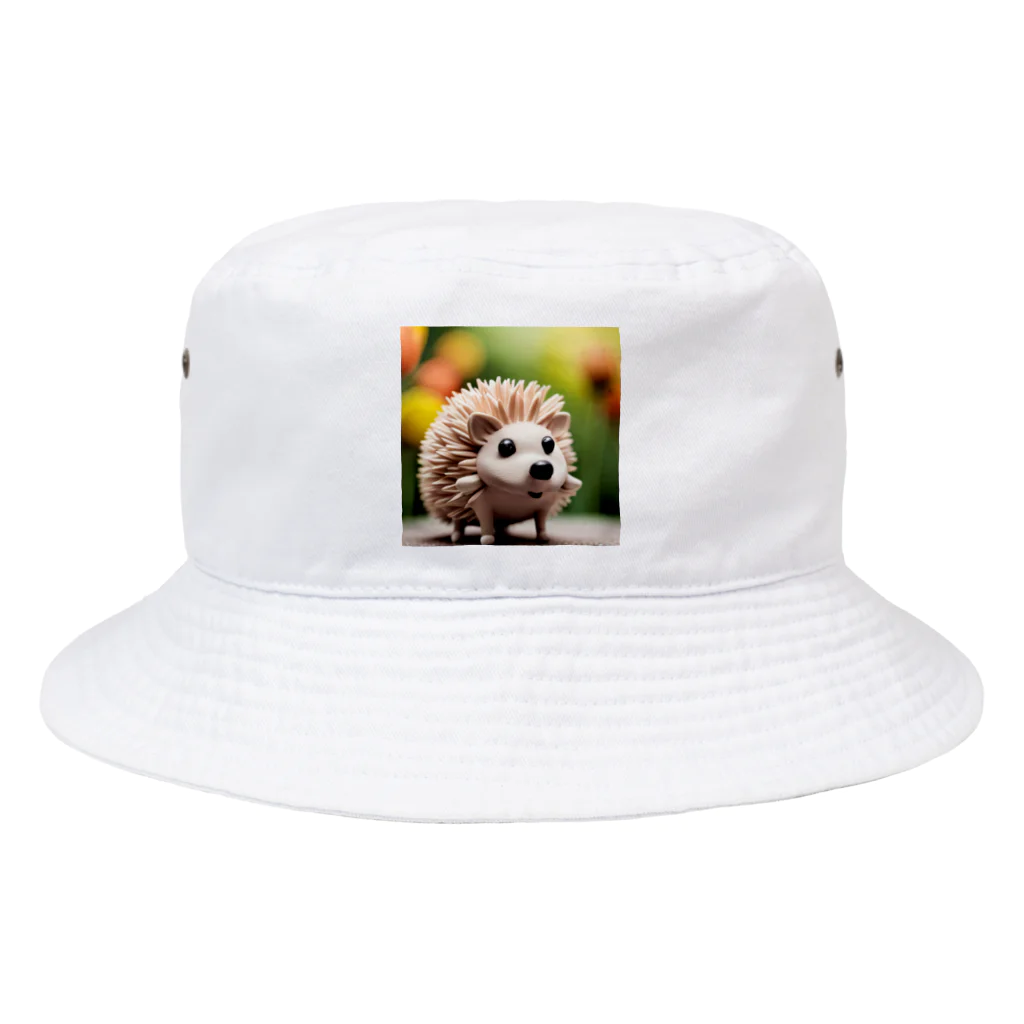 くろまめ　kuromameのハリネズミくん Bucket Hat