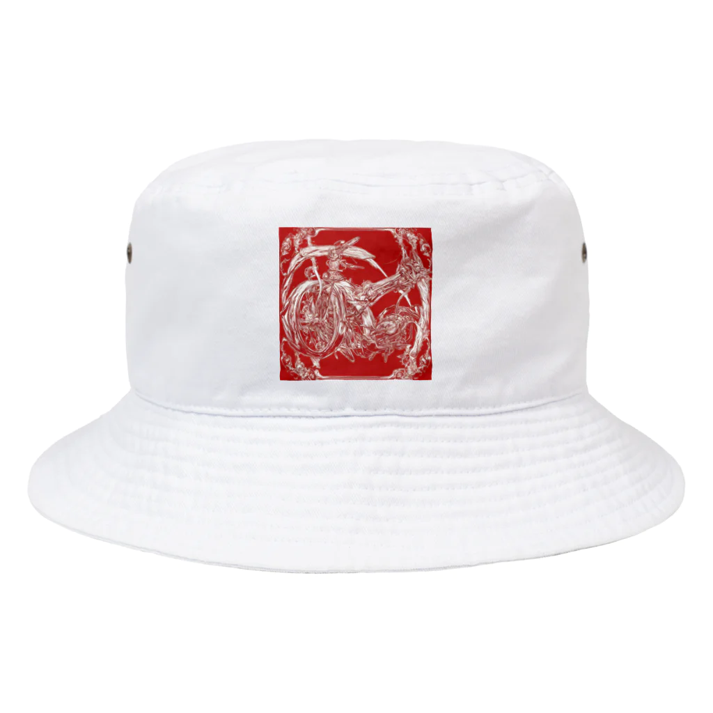 Critical_wingの赤の怪物 Bucket Hat