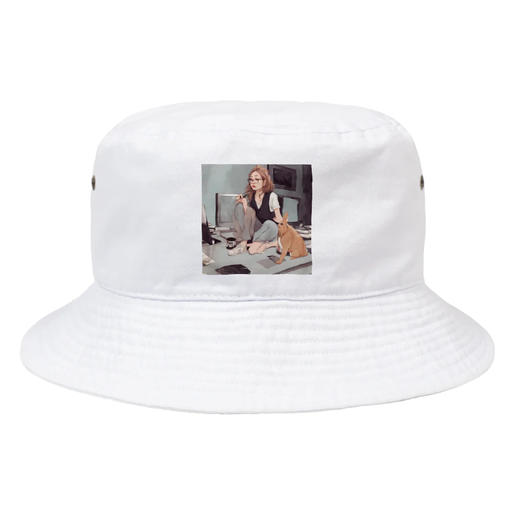 mofu mofu309のこのキャロットケーキ美味しそうだね Bucket Hat