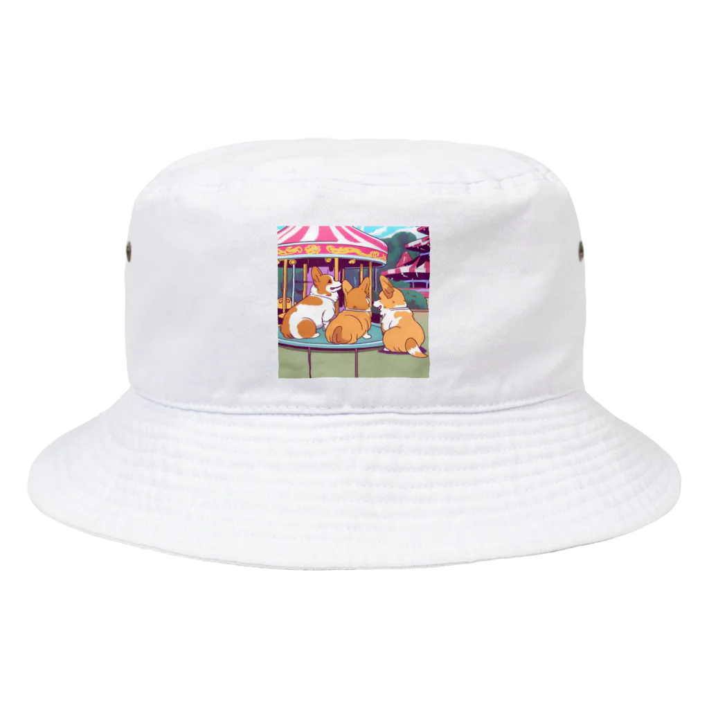 Cute dogsのI love my dogs Bucket Hat