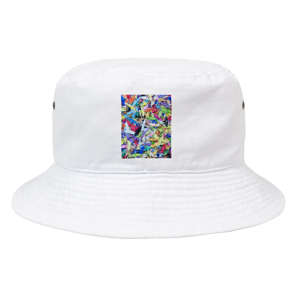 動物かわいいショップのつるのむれ Bucket Hat