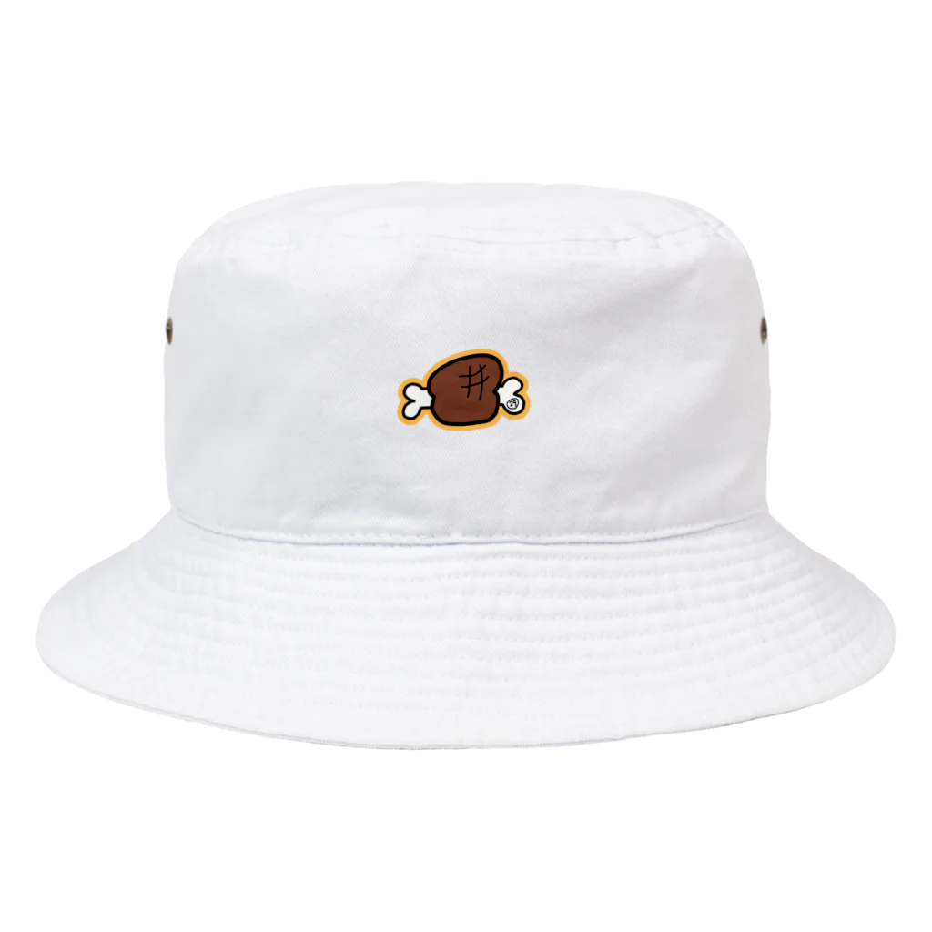 村人N🐟🍖の村人Nの骨付き肉 Bucket Hat