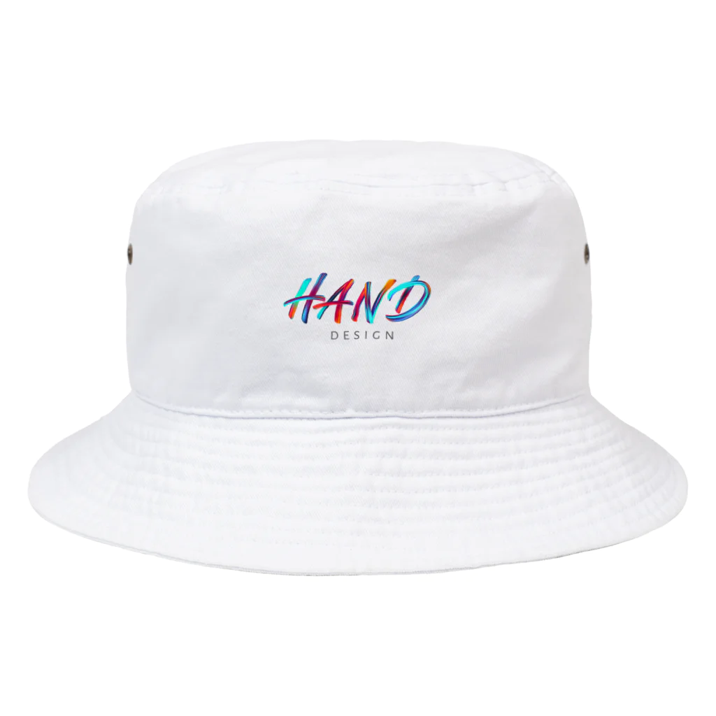 HAND_design_2023のHANDロゴ(グラデーション) Bucket Hat