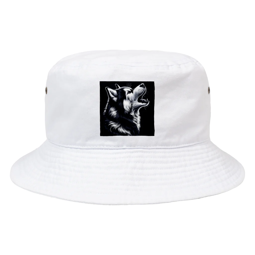 calcium369のシベリアン・ハスキー Bucket Hat