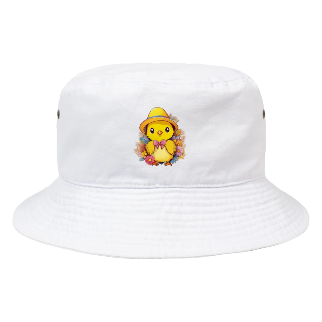 JUNのひよこのお出かけ Bucket Hat