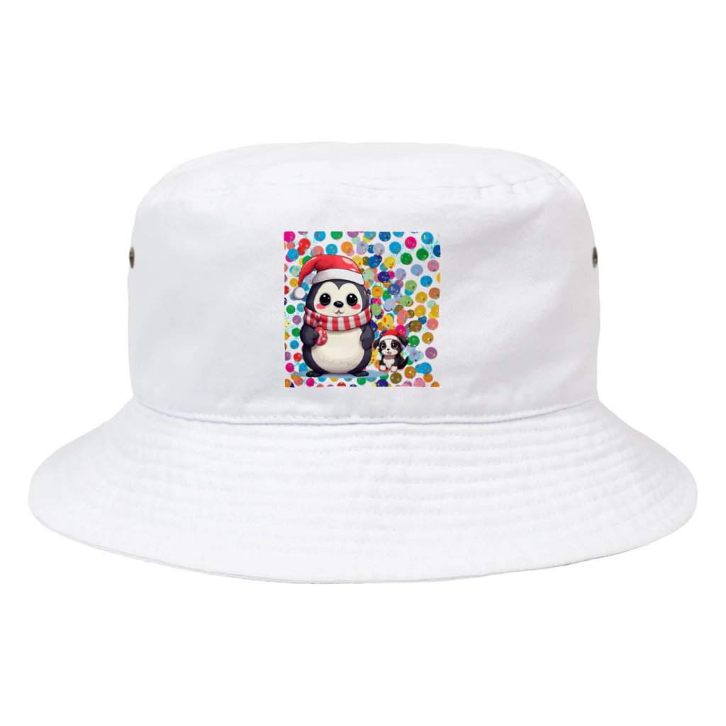 MistyStarkのペンギン犬 Bucket Hat