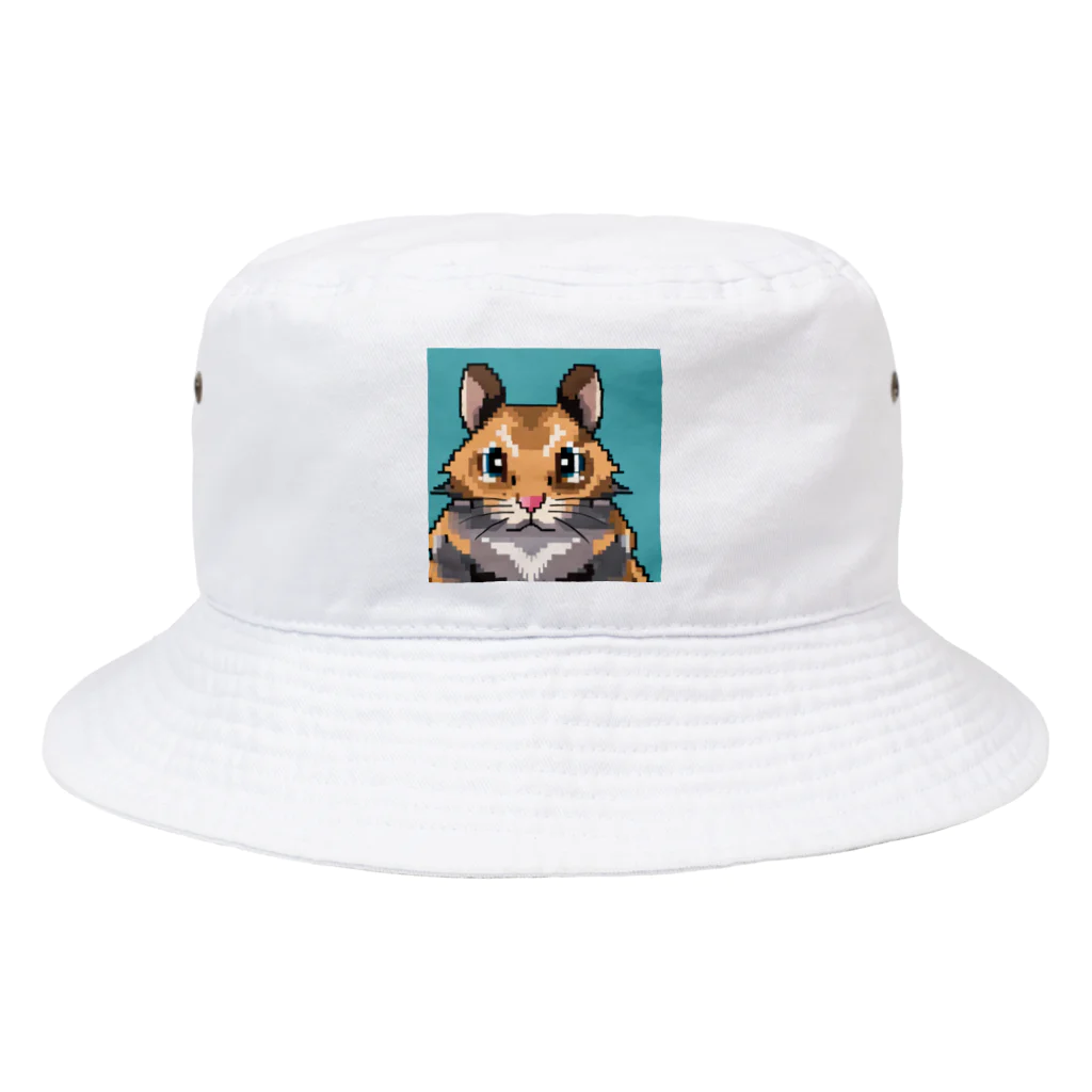 koba777のドット絵デグー Bucket Hat