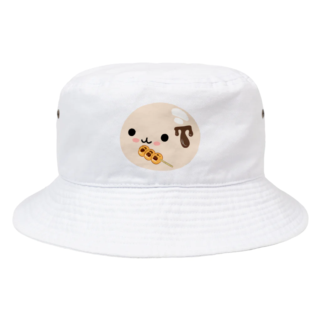 みたらし団子のふたたまちゃんのみたらし団子のたまちゃん Bucket Hat