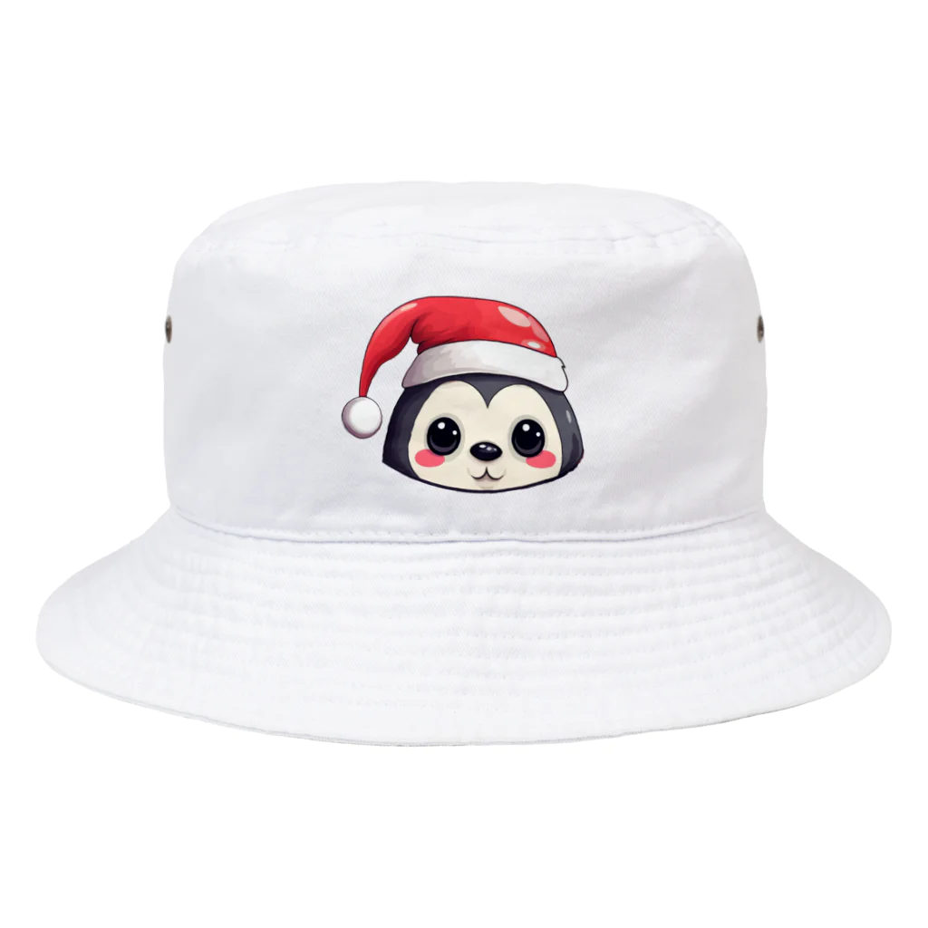 MistyStarkのペンギン犬顔 Bucket Hat