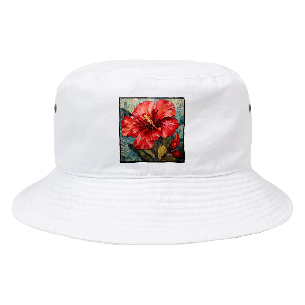 自然たいのハイビスカスめっちゃアップ Bucket Hat