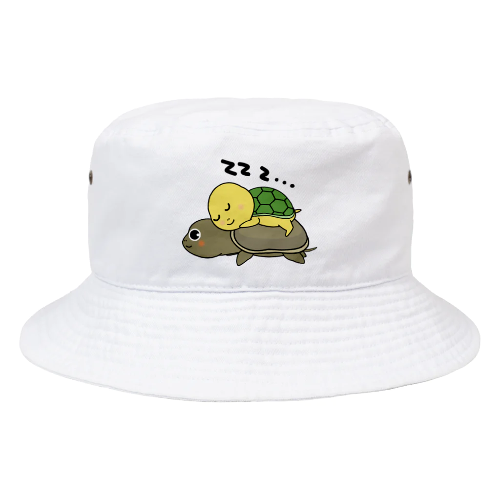 chicodeza by suzuriのすっぽんと緑亀 Bucket Hat