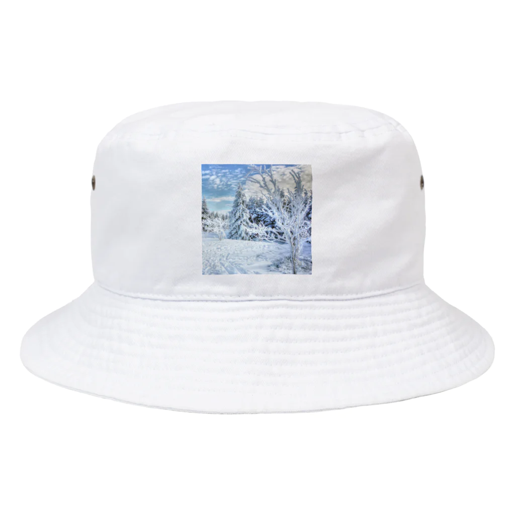 白銀屋の美しい冬の景色 Bucket Hat