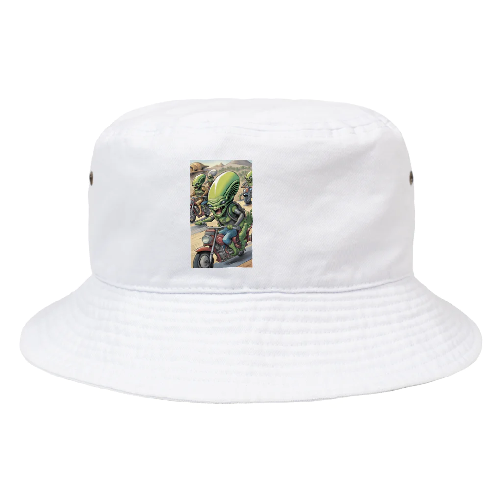 おっちゃんストアの宇宙人ライダー Bucket Hat