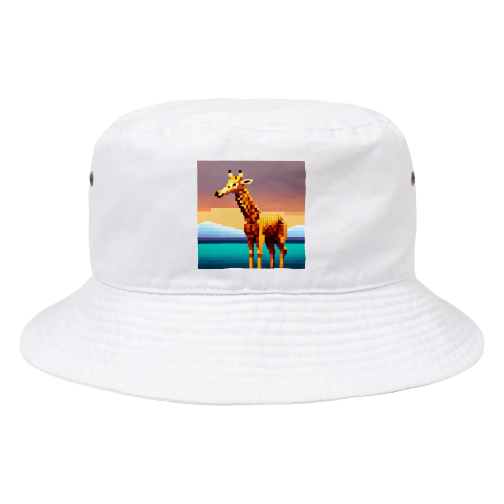 Zep11138のドット絵キリン Bucket Hat