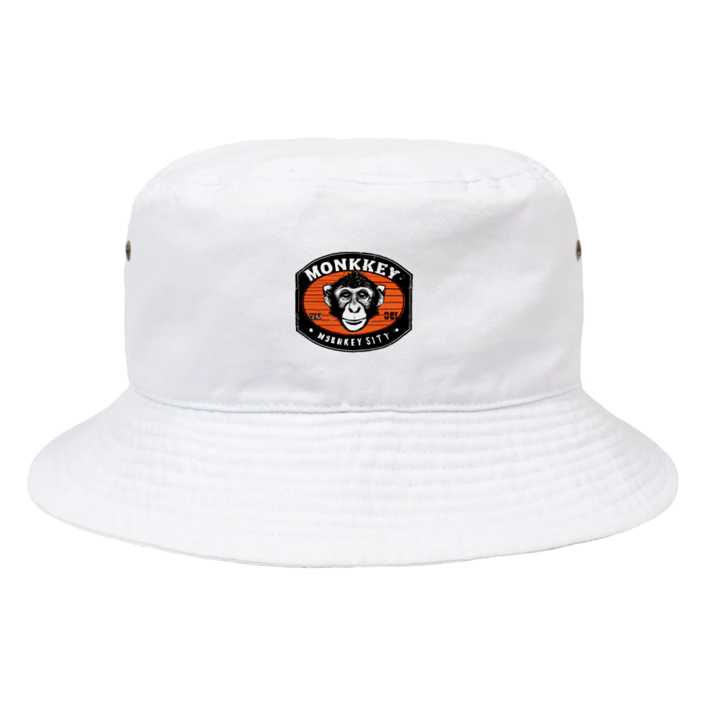 猿人★ロックの猿人ロック　ロゴ Bucket Hat