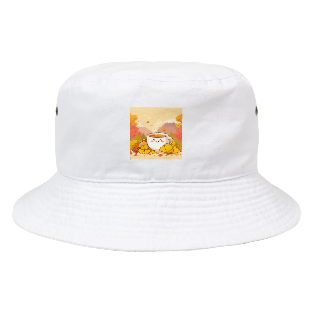 chapinnuのイチョウと紅茶シリーズ② Bucket Hat