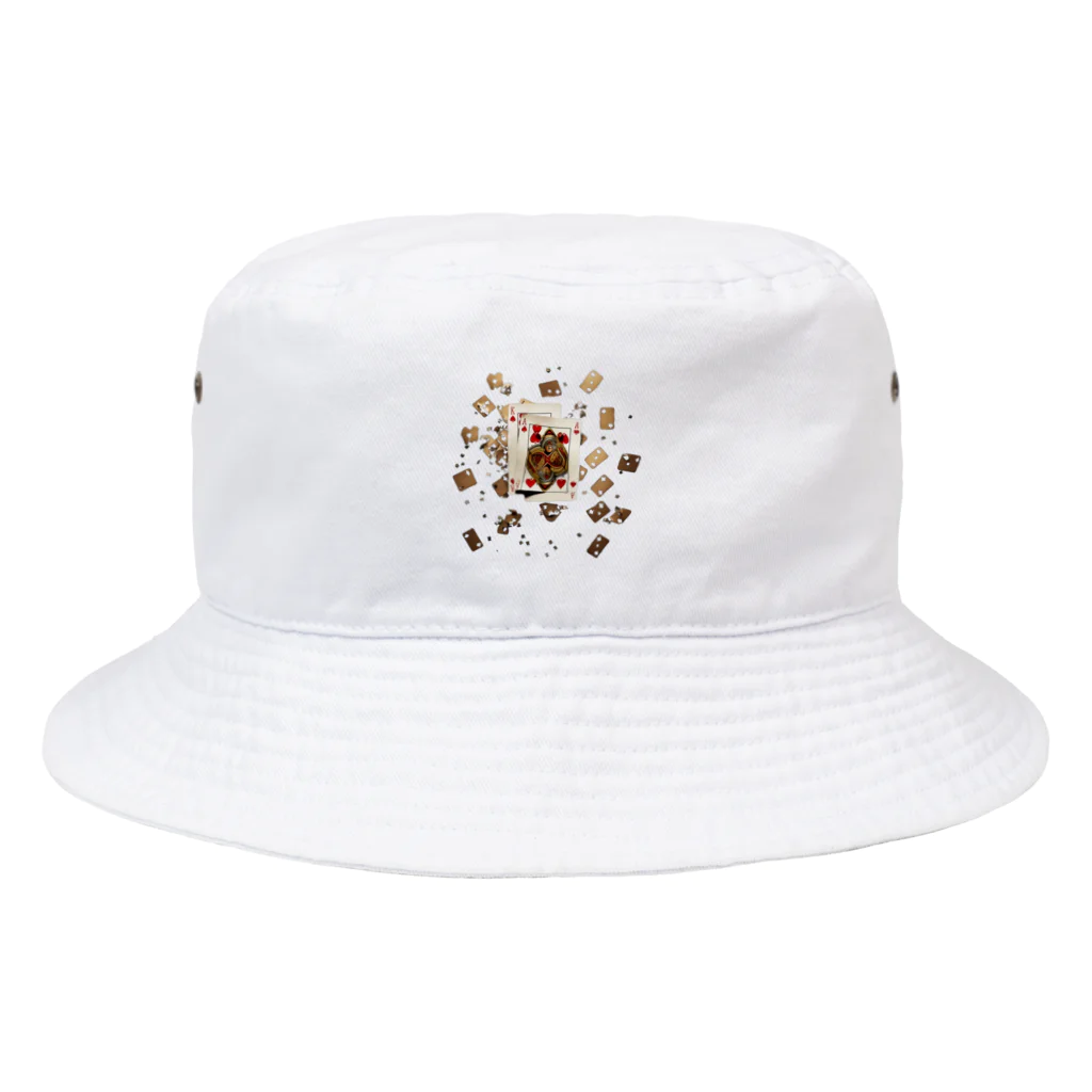 Chip Leader　ポーカー好きに刺され！のガットショット Bucket Hat