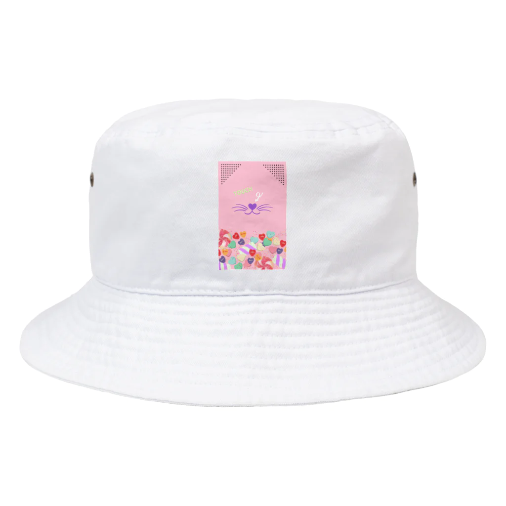 Nicohulaのねこ Bucket Hat