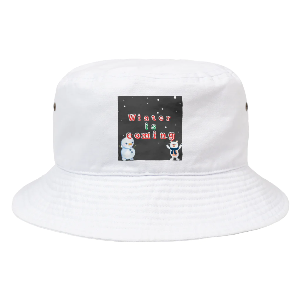 ようこそ　taitaitaro shop への冬限定！かわいい冬がきたぞグッズ登場‼️ Bucket Hat