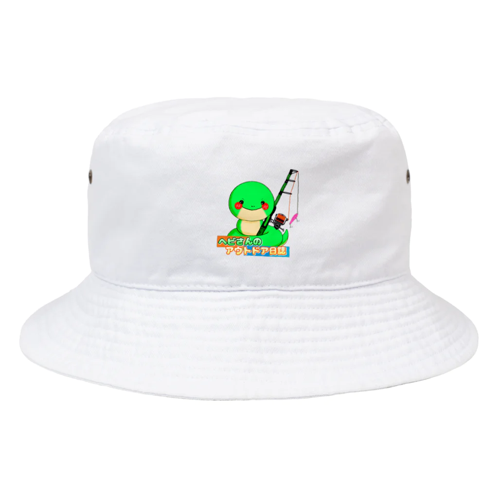 ヘビさんのアウトドア日誌のヘビさんのアウトドア日誌 Bucket Hat